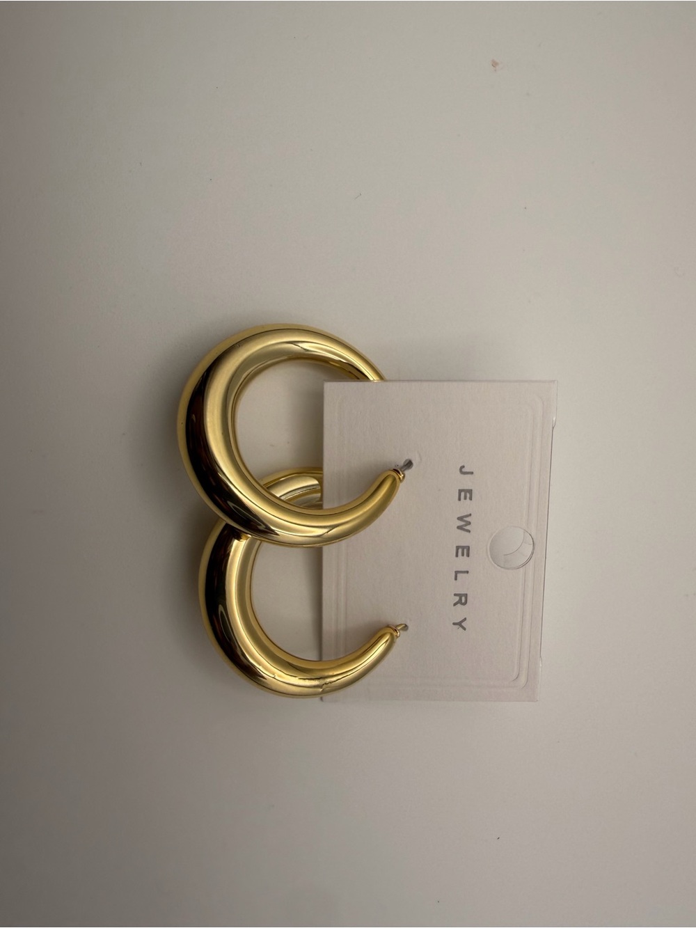 Gold Chunky Hoop Earrings - Women's Fashion Jewelry